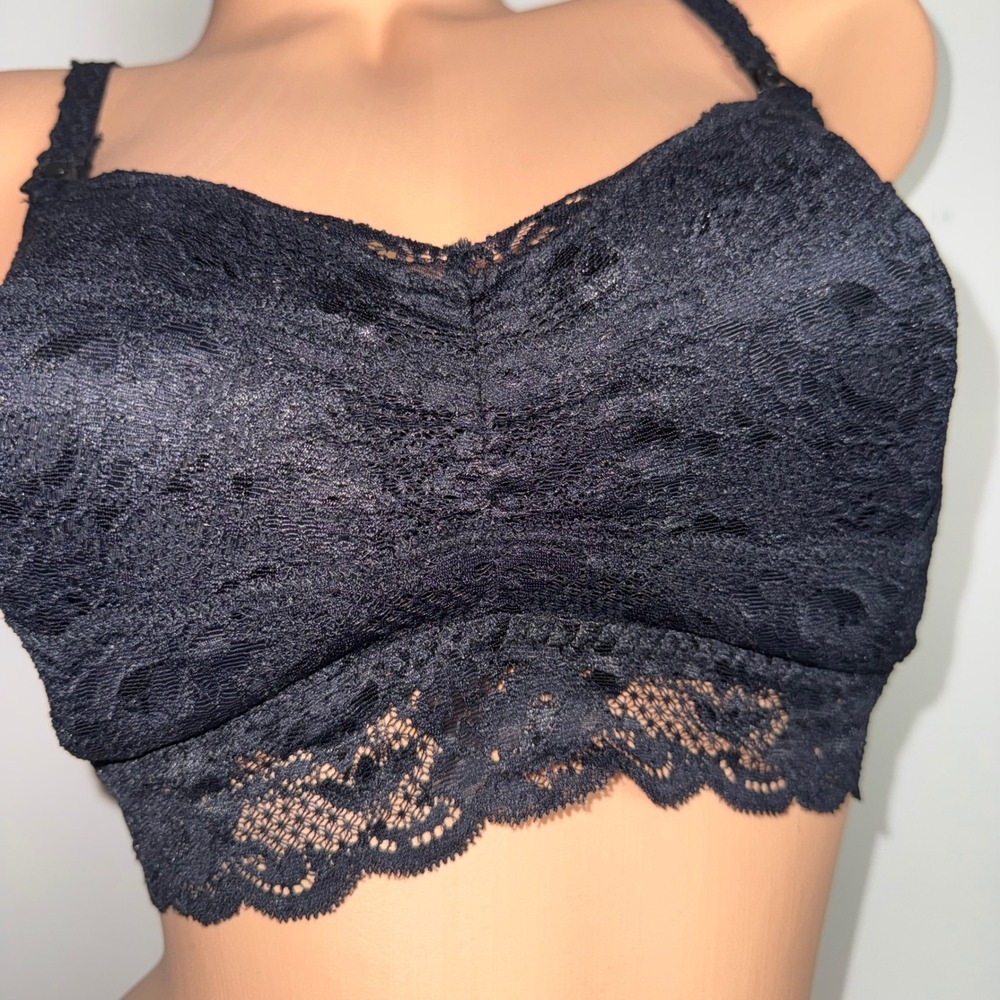 Cosabella Never Say Never Mommie Nursing Soft Bra Black Lace Size XL - Picture 6 of 16
